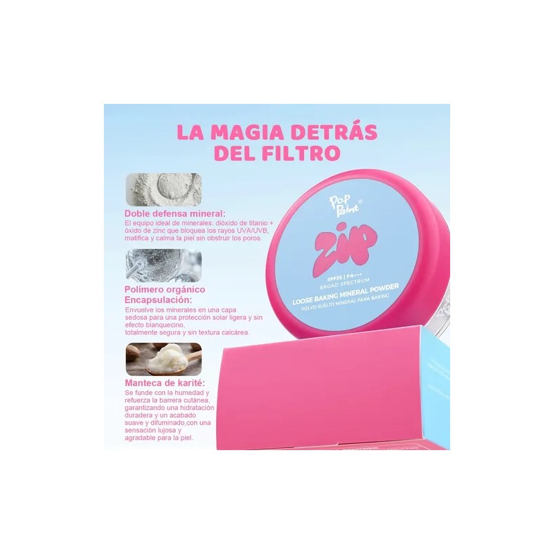 Polvo Mineral Suelto Poppaint Con Spf35 Pa+, 20 G