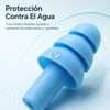 Tapones de Oídos y Pinza Nasal para Natación, Set de