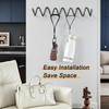 KISWIAR 1 Pc Wave Shaped Wall Mounted Hooks, Wave Wall
