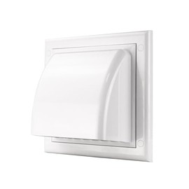 MKK Ventilation Grille Weather Protection Cover Exhaust Hood Ventilation Pipe ABS Diameter 80 100 110 120 125 150 160 MKK Diameter 100 mm White