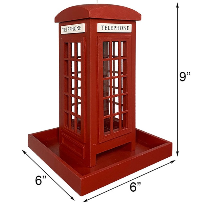 Home Bazaar Telephone Booth Feeder