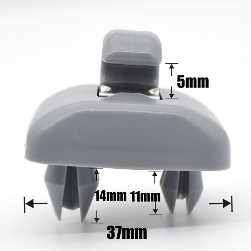 Ginddy Sun Visor Hooks, Pack of 2 Car Sun Visor