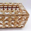 Tissue Box Crystal Iron Shining Paper Holder Home Accessories for