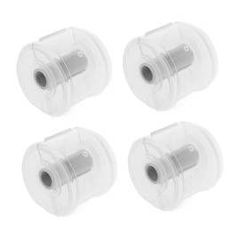 Operitacx 4 Stück Rolle Aufbewahrung sbox mit Klebeband Packbandschneider durchsichtiges Klebeband schneidematte Magnetband Bandspeicherzubehör tragbarer Klebebandabroller