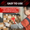 YIYITOOLS 1LB Dead Blow Hammer- Red, Mallet | Machinist Tools