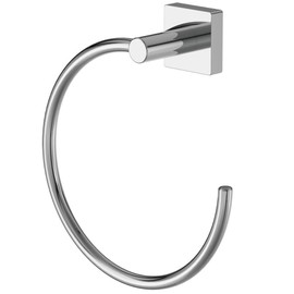 Lenz 2218002 Rain Towel Ring, Chrome