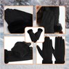 GUTERTOP Lambskin Gloves Women's Winter Leather Gloves Women's Lined Leather