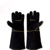 Welding Gloves, Heat Resistant Fire Proof Gauntlets, Fireside Gloves for