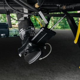 Camco Camper/RV Gate Valve - Features Built-In 3.5-Inch Clear Adapter & 4 Bayonet Prongs - Fits 3-Inch Sewer Fittings & Connects Easily to RV Drain Pipe (39053)