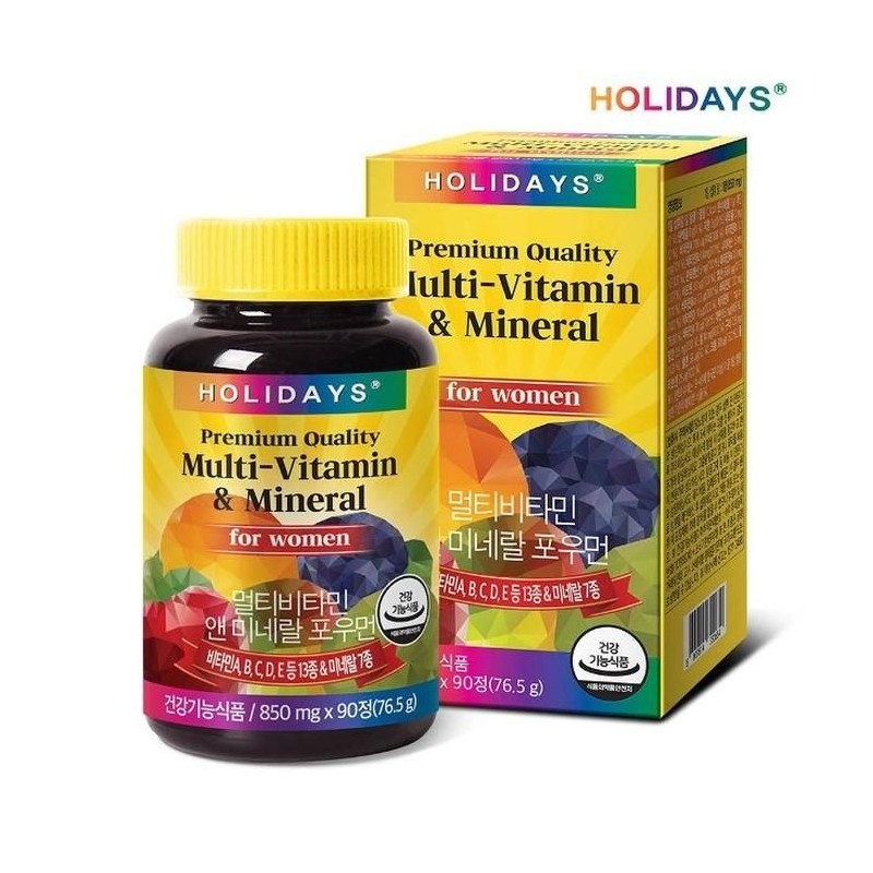 Holidays [Holidays] 1 bottle 01. Multivitamin/Mineral for Women 90 tablets