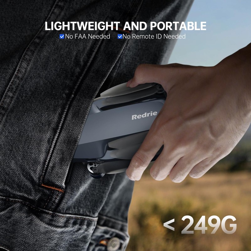 Drone with Camera 4K for Adults Beginners, Drone with GPS,