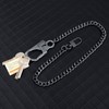 [Ahiller] Sturdy Wallet Chain, [Double Locking Carabiner, Stainless Steel Chain],