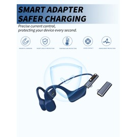 yystao (2 Pack) Charging Adapter for SANOTO DG08 Bone Conduction Headphone, Stable magnetic Type-C Charger Adapter compatible with SANOTO DG08