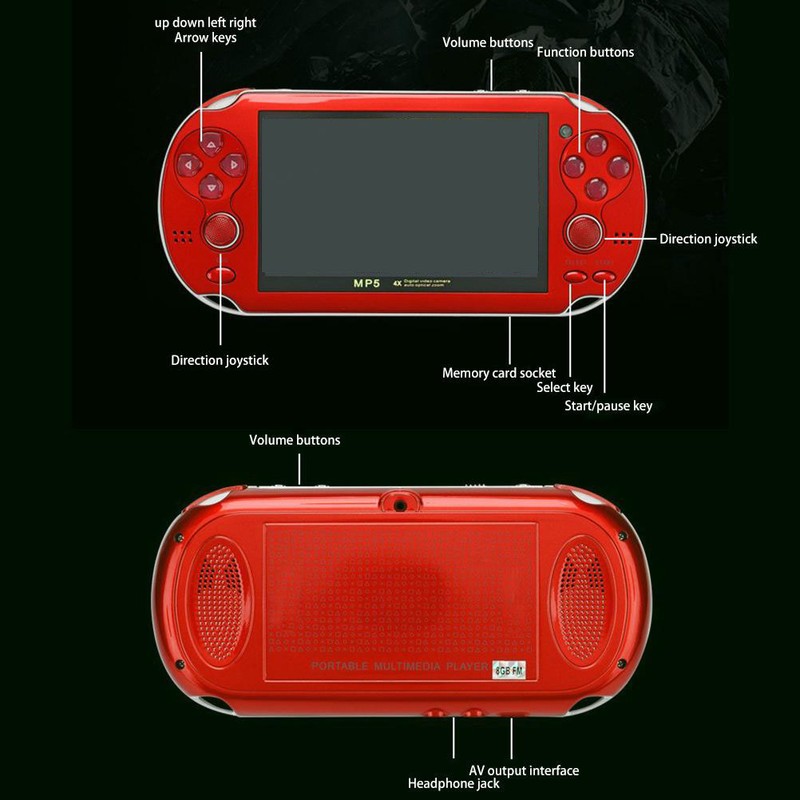 Classic Game Console 4.3inch HD Screen Handheld Retro Game Console