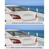 FINDAUTO ABS Rear Trunk Spoiler Wing with 3rd Brake Light