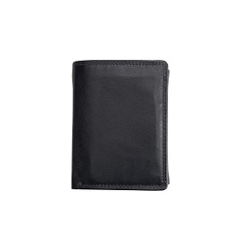 Josephine Osthoff Men's Leather Large Card Holder Credit Card Credit Cards Women's RFID Protection ID Pocket Slim Wallet with Zip (929), Blue / smooth leather