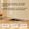 2-in-1 Vent Deflector & Floor Vent Covers, Floor Register 4x10,