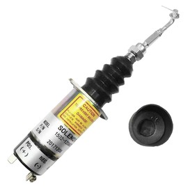 1502-12D6U2B2S2A 12V Fuel Shutoff Solenoid Valve For Woodward 307-2546 for Caterpillar Skid Steer 216 226 236 246 Perkins UB704 Engine Series