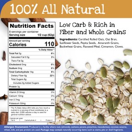 True North Granola – Original Muesli – Four Grains Muesli – All-Natural, Non-GMO, 16 oz (Pack of 3)