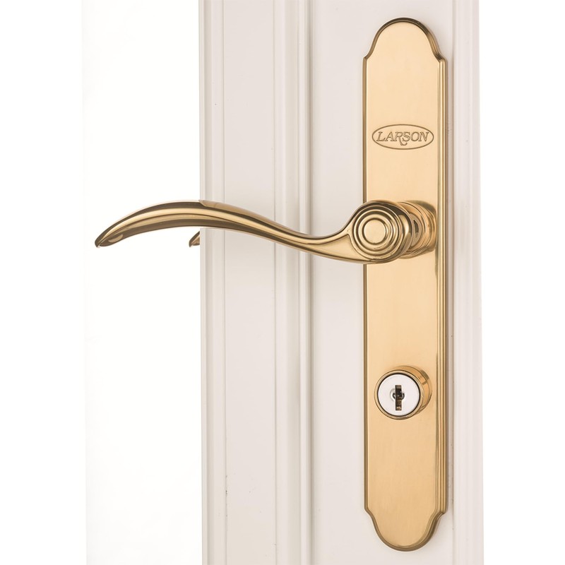 Larson QuickFit Curved Brass Handle
