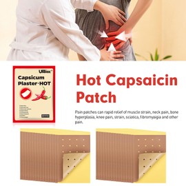 16 Stück Schmerzlinderung Patch, Schmerzlinderung Wärmepflaster Aufkleber für Nacken und Schulter, Schmerzlinderung für Schulter, Wärmepflaster Schmerzpflaster für Lendenwirbelsäule, Knie