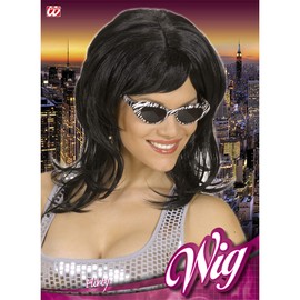 Perücke Flirty schwarz
