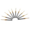 10pcs 1 mm Carbide Square End Mill Titanium Coated Engraving