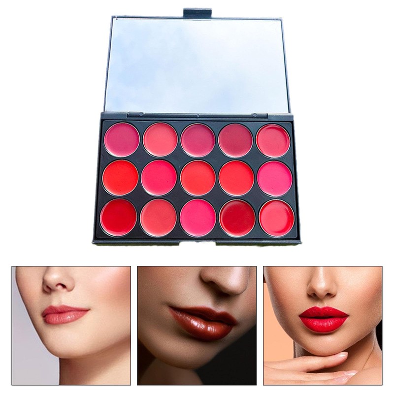 Lip Palette 15 Colors Matte Lipstick Embellishment Moisturizing Lipstick Lipstick