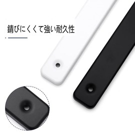 OEEKOI Shelf Brackets, L-Shaped, Set of 6, Wall Mounting, Shelf Brackets, Angle Brackets, L-Shaped Shelf Brackets, 3.9 x 3.9 inches (100 x 100 mm) (Pack of 6, Matte Black)