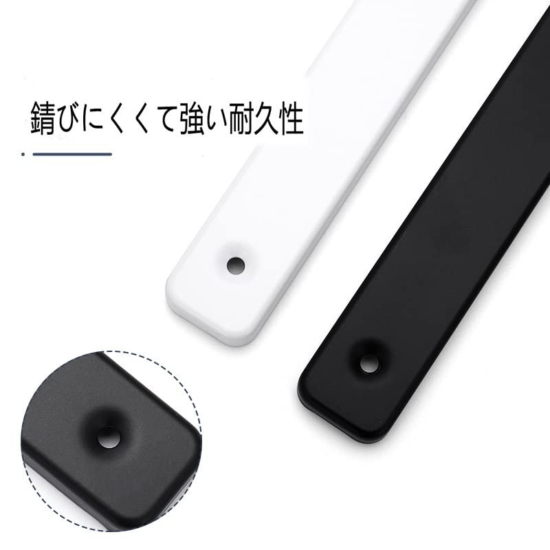 OEEKOI Shelf Brackets, L-Shaped, Set of 6, Wall Mounting, Shelf