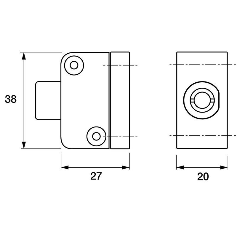 Yale Locks Window Lock Key For 8K102 (v-8K102k-2)