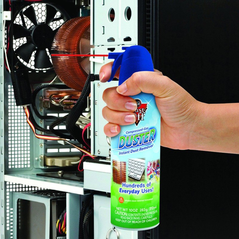 DUST-OFF(R) Compressed Gas Duster, 2 pk, 8.50 Inch x 5.00