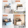 Paper Towel Holder Wall Mount for Kitchen, One-Handed Tear, Bathroom