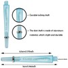 BIPY 72PCS Dart Shafts and Flights Set in 15Pcs Gradient