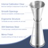 Jigger for Bartending, Briout Double Cocktail Jigger Japanese Premium 304