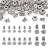 20 Sets T-Drilled Beads for Prayer Bracelet, 3-Hole Guru Beads