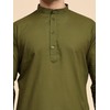 SKAVIJ Men's Tunic Cotton Kurta Pajama Indian Yoga Casual Dress
