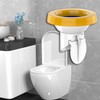 Toilet Flange Adapter Easy Install Drain Backflow Preventer Odor Blocking