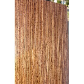 Wenge African composite wood veneer 96" x 9" with wood backer 1/25th" "A" grade