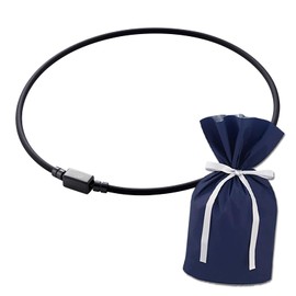 Colantotte Magnetic Necklace TAO Necklace Basic Neo Limited Gift Set (Black, L Size 47cm))