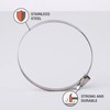 Stainless Steel Hose Clamp Adjustable Clamps Worm Gear Adjustable Diameter