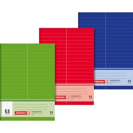 Brunnen 1046925 Vocabulary Book (A6 32 Sheets Ruled with Divided Line)