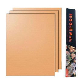 Diffaxy Pack of 3 Large Oven Mats, Heavy Duty Teflon Oven Liners for Oven Base, Permanent Baking Mat, Reusable, Non-Stick for Ovens (40 x 33 cm)