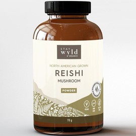 Stay Wyld Organics Reishi (Stress & Anxiety Support), 100g Powder, Unflavoured