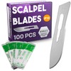 Pack of 100 Surgical Blades 10 Disposable, Size 10 Scalpel