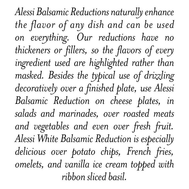 Alessi Balsamic Vinegar Reduction, Autentico from Italy, Ideal on Caprese