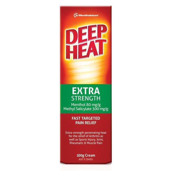 Deep Heat Extra Strength Cream 100g