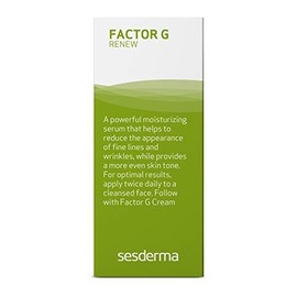 Sesderma Factor G Renew Srum Liposomado con Factores de Crecimiento, Colgeno y Pptidos, Antiedad y Reafirmante Facial, 30 ml                          