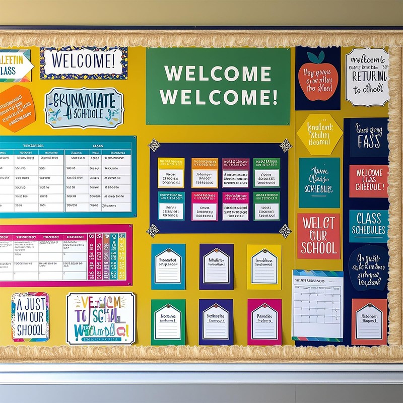 FYSUIMU Brown Fringe Bulletin Board Border Emulate Twine Die Cut