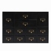 Fetcoi Apothecary Cabinet with 12 Drawers, Library Card Catalog Cabinet
